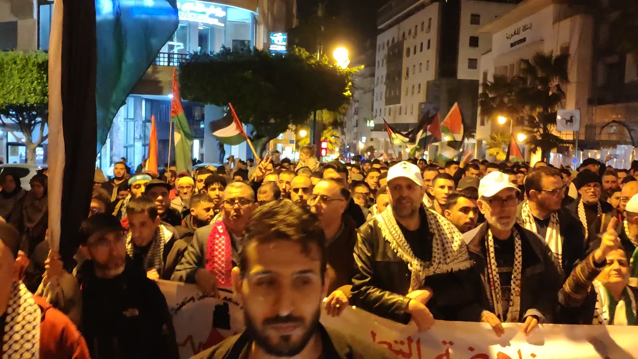 إحياء الذكرى 49 ليوم الأرض الفلسطيني من طنجة 29 03 2025 افضحو المطبعين في الساحات والميادين