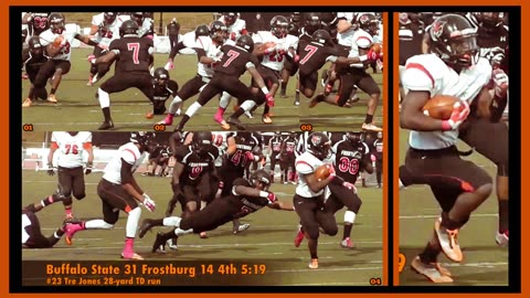 Prototype 472: Buffalo State's Tre Jones 28yd TD run vs Frostburg