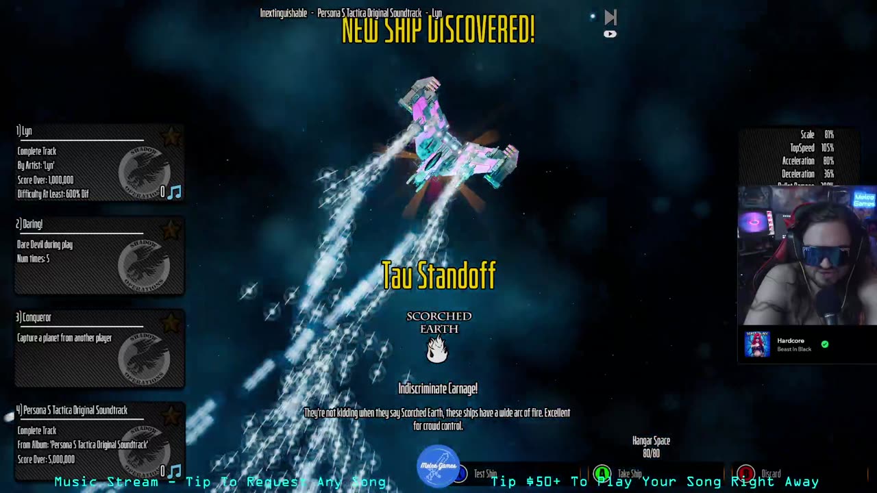 Melee Music - Beat Hazard 3 - Rock Soldiers - 1 Song Per Tip!