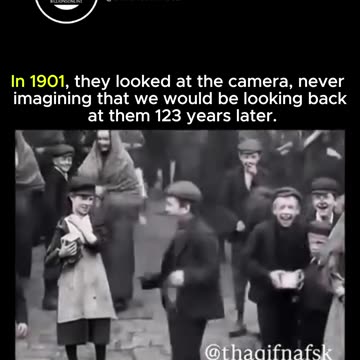 In 1901, they looked at the camera, never imagining that we would be looking back at them 123 years
