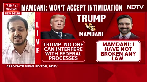 Mamdani News Will Not Accept Intimidation Zohran Mamdani To Donald Trump Over Arrest Threat