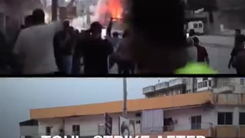 MOMENT: Israeli Missile Hits Building In Lebanon N18G