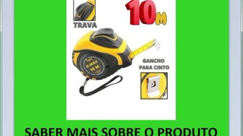 Trena De Aço 3/5/10 Metros x 25 MM Com Trava