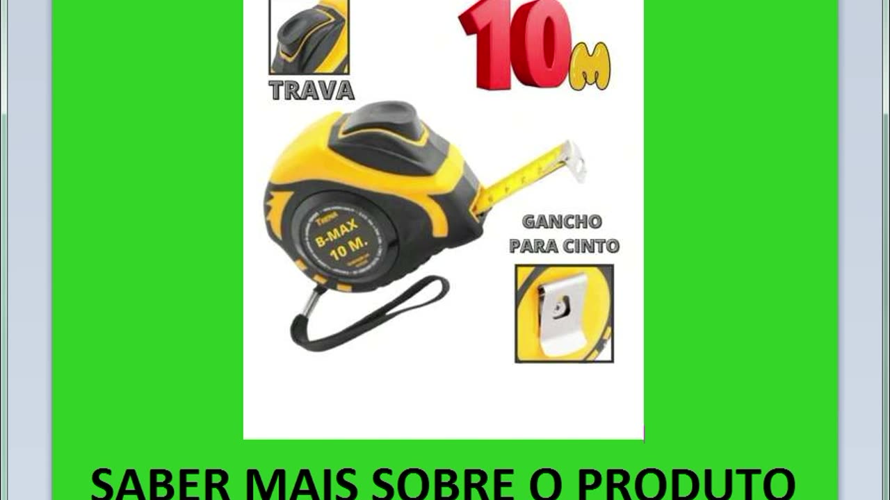 Trena De Aço 3/5/10 Metros x 25 MM Com Trava
