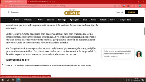 Marfrig e BRF_ Fusão torna rei saudita sócio da Marfrig