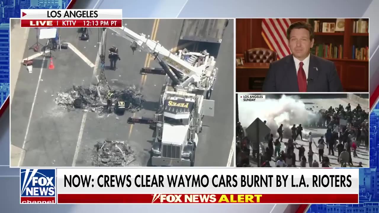 Gov. Ron DeSantis on Trump's handling of the California riots