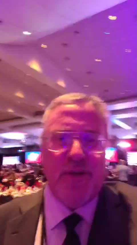 Trump Banquet is LIT UP TONIGHT!