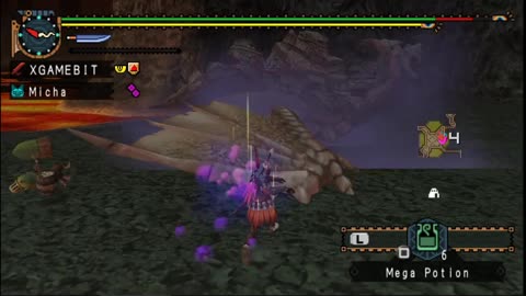 Monster Hunter Freedom Unite HD Psp PC Gameplay Part 47, 8star Basarios Multi Quest #capcom .