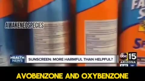 What causes cancer is the ingredients of the sunscreens that we have been advised to use