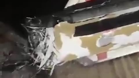 Watch: Patriot Missile Debris Found in Qatar After Iranian Attack on Al Udeid AFB