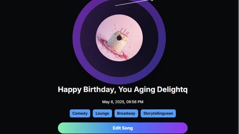 silver diamonds birthday song