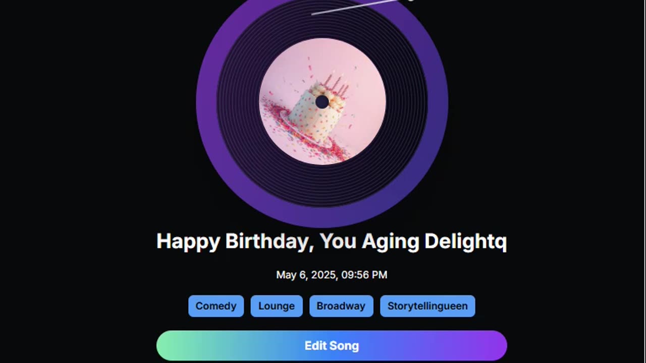 silver diamonds birthday song