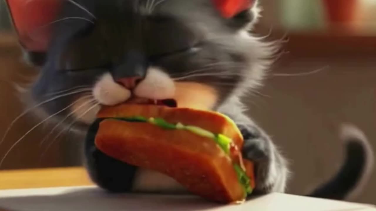CUTE CAT PREPARING A SANDWICH!!!😺🥪🥪🥪