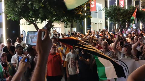 مسيرة شعبية بطنجة دعما لفلسطين ومن أجل وقف الإبادة الجماعية 16 08 2025 قاطع قاطع