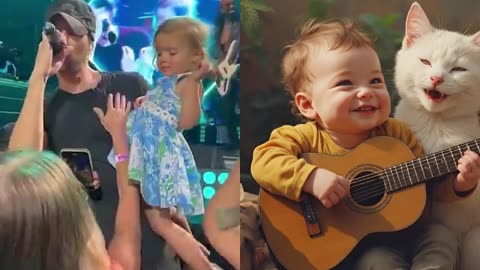 REACTION Enrique iglesias with little girl