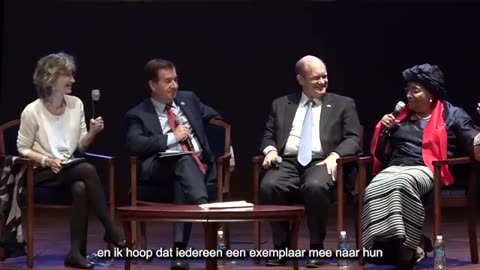 Liberian Female President Sirleaf Speaks on U.S.’s Global Role (Dutch/NL Subs)