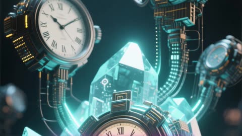 Cristaux Temporels Machines à Temps Quantiques (1 Min) in French