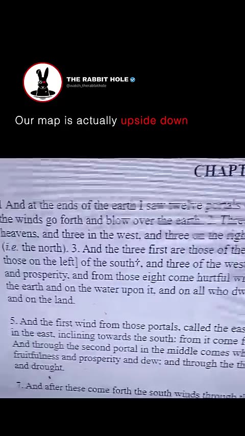THE RABBIT HOLE - IS OUR MAP UPSIDE DOWN?