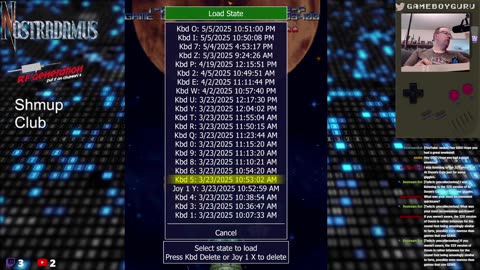 GameBoyGuru streams - Nostradamus (Shmup Slam 7 practice)!
