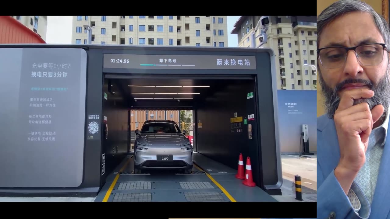 Chinese EV Company Nio Masterclass Free Battery Swaps #Nio