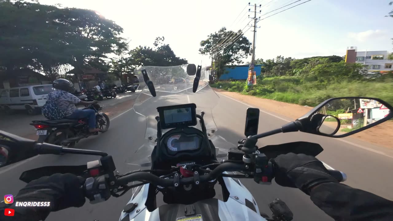 Baradi Betta - A hidden sunset viewpoint 40 km from Bangalore | Benelli TRK 502 | Drone cinematics🔥