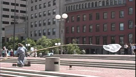 Milan Kohout (in colaboration with Milan Klic) Cleaning the Sky. Boston USA,2006