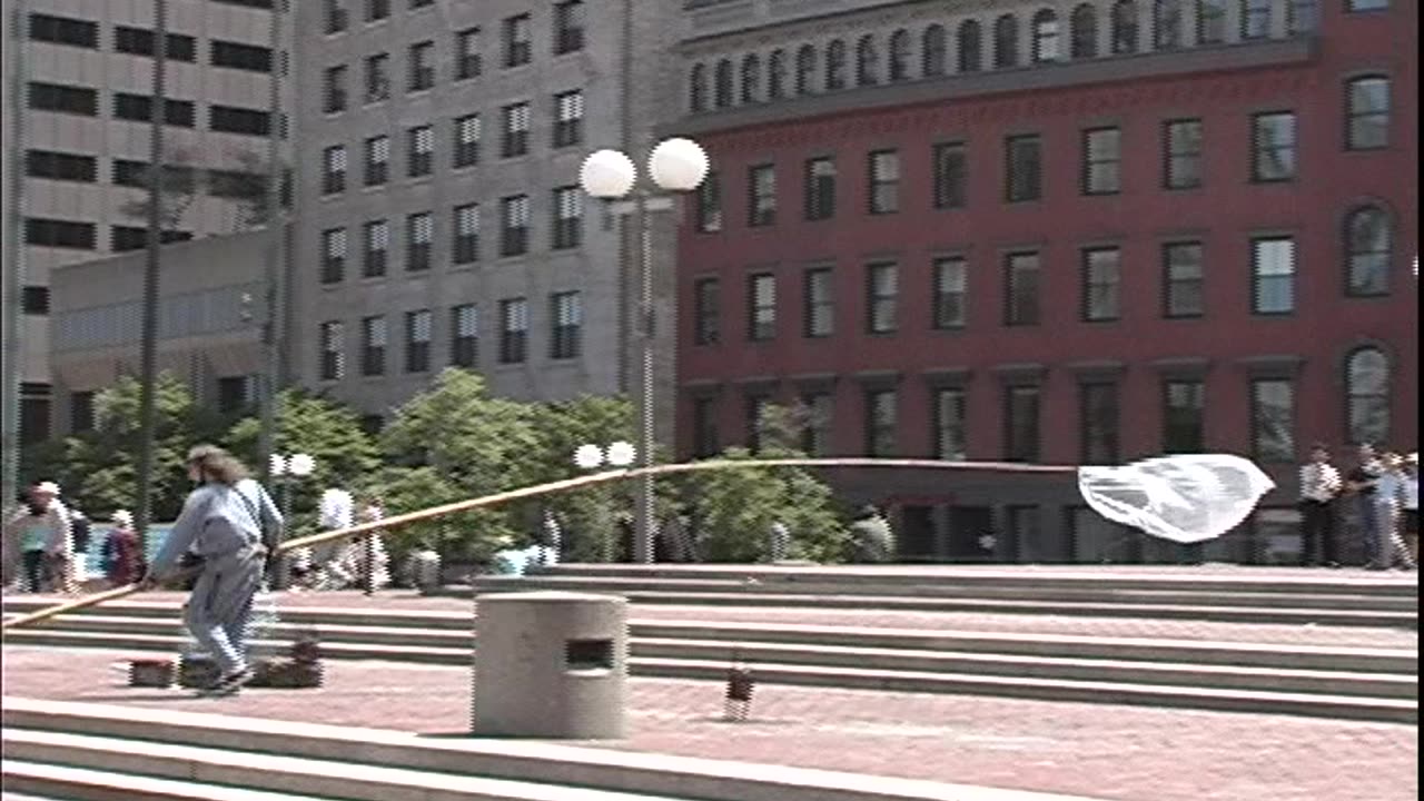 Milan Kohout (in colaboration with Milan Klic) Cleaning the Sky. Boston USA,2006