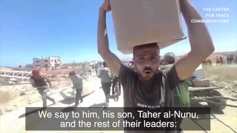 Palestinian "Trump feeds us, while Hamas starves us. God bless the Americans"