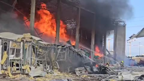 Footage from the fall, no injuries Credit: MDA spokeswoman