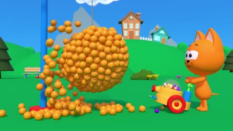 Learn numbers with a balls game