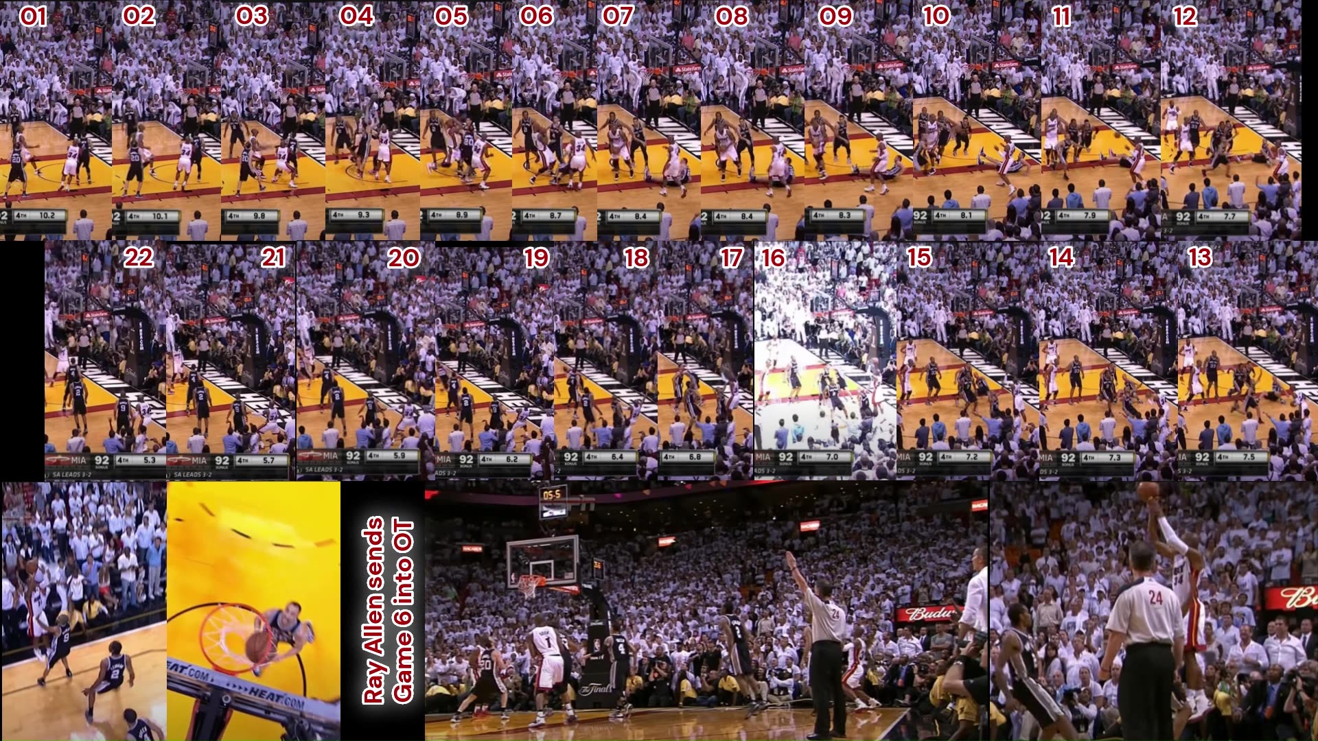 Prototype 31: Ray Allen sends Game 6 into OT