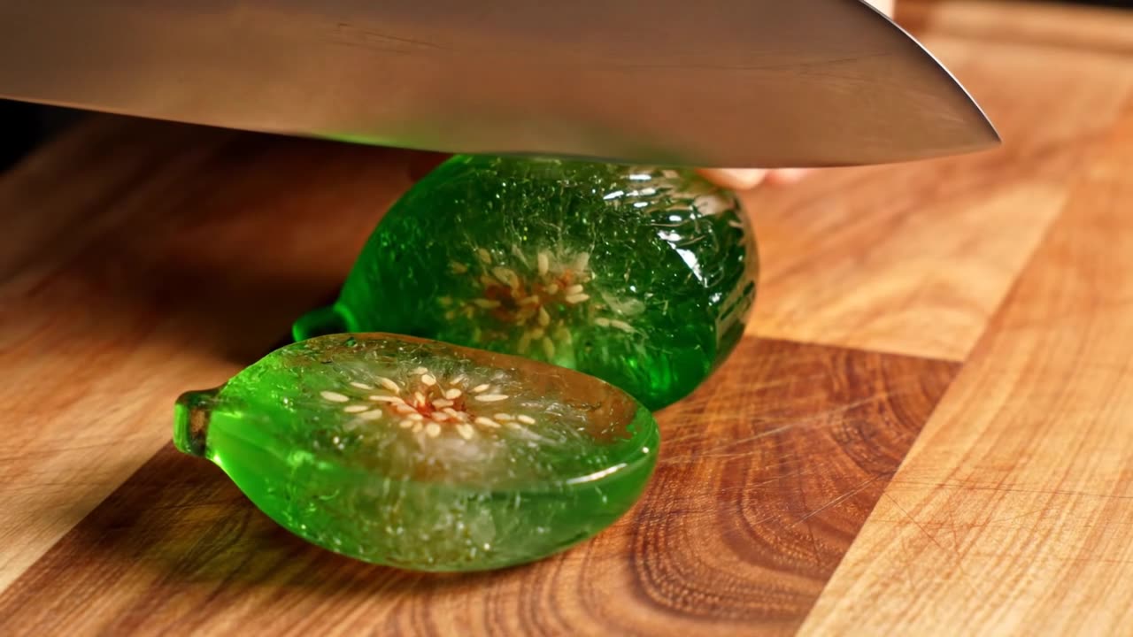 Glass Fig Cutting ASMR