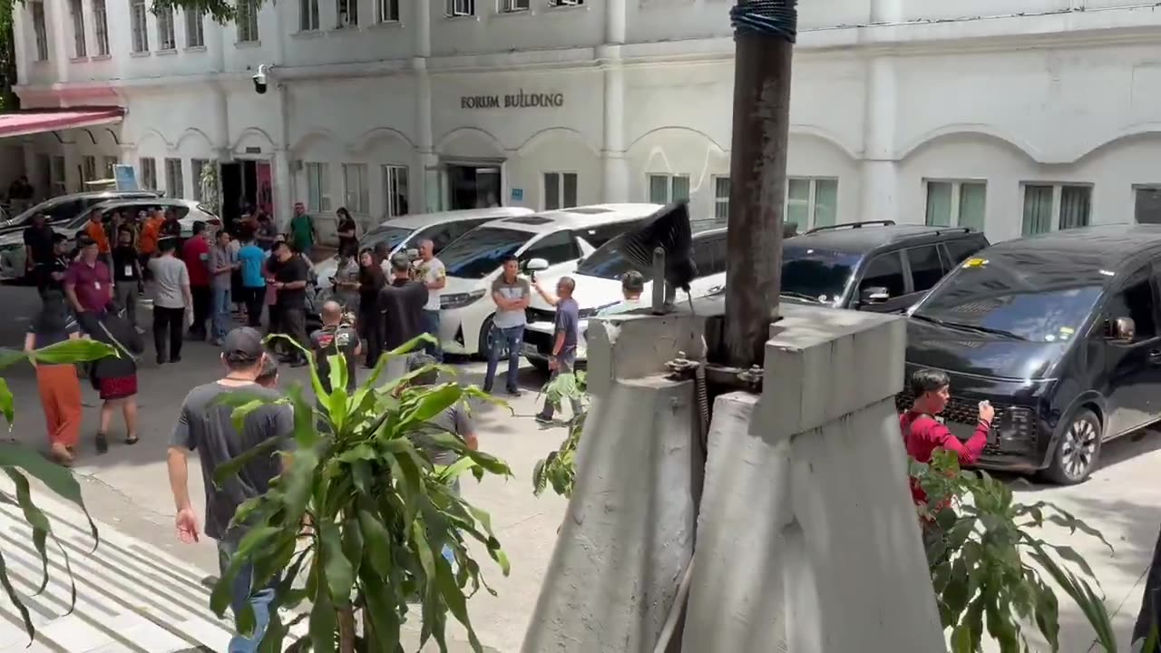 Evacuations underway at DOJ in Manila, Philippines after earthquake felt.