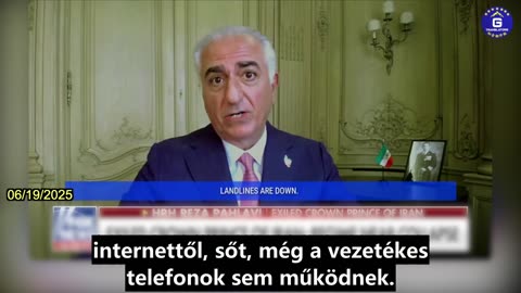 【HU】Irán koronahercege: Az iráni rezsim az összeomlás szélén áll