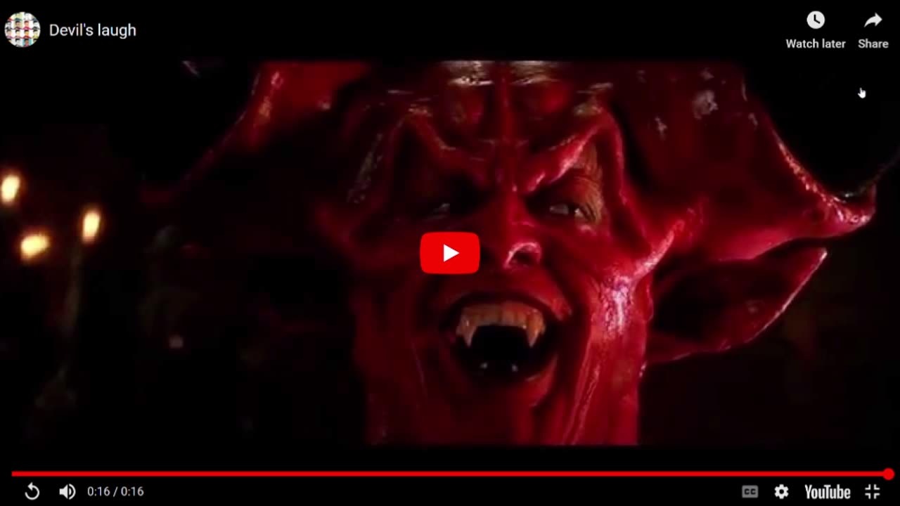Pedofilpåven har gått till Lucifer