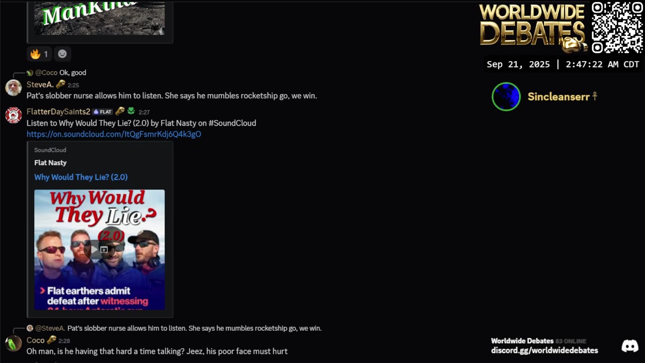 0077 WIDESTREAM - Worldwide Debates - YouTube/Twitch/Rumble