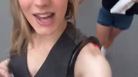 European tgirl walking to you