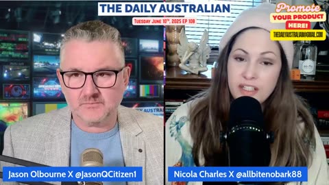 The Daily Australian EP. 108 The L.A "RIOTS" & Migrant Crime w/ Nicola Charles & Jason Olbourne