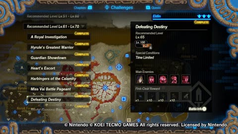 Hyrule Warriors Age Of Calamity Guerreros De Hyrule La Era De Calamidad Defeating Destiny