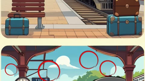 Spot the Difference: All Aboard the Puzzle Train! 🚉🎯