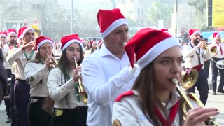Syrian Christians pray for peace and stability at Christmas Mass