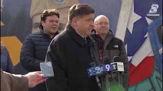 Illinois Gov. JB Pritzker onfirmed President Trump's federal agents are REFUSING to leave Chicago