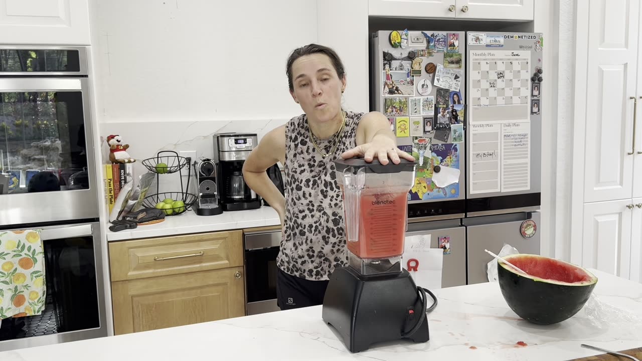 LIFE HACK! Bad Watermelon Makes GREAT Watermelon Soup for DELICIOUS Chickens