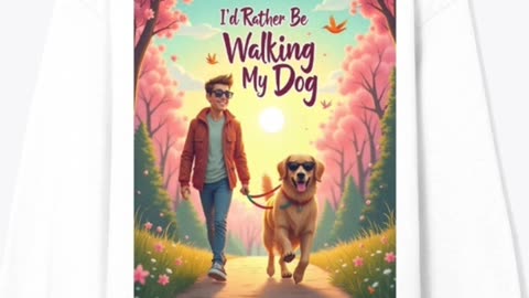 I'd Rather Be Walking My Dog (Cool t shirt) Limited stock.Link in Description