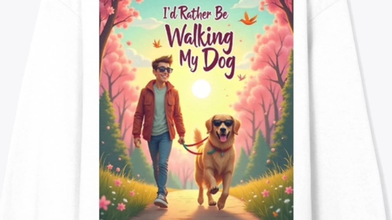 I'd Rather Be Walking My Dog (Cool t shirt) Limited stock.Link in Description