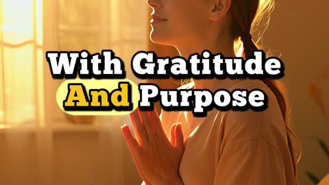 Morning Prayer of Gratitude | Thank You, God, for Today 🌅🙏