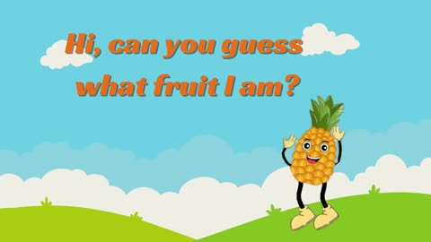 Teaching kids fruit