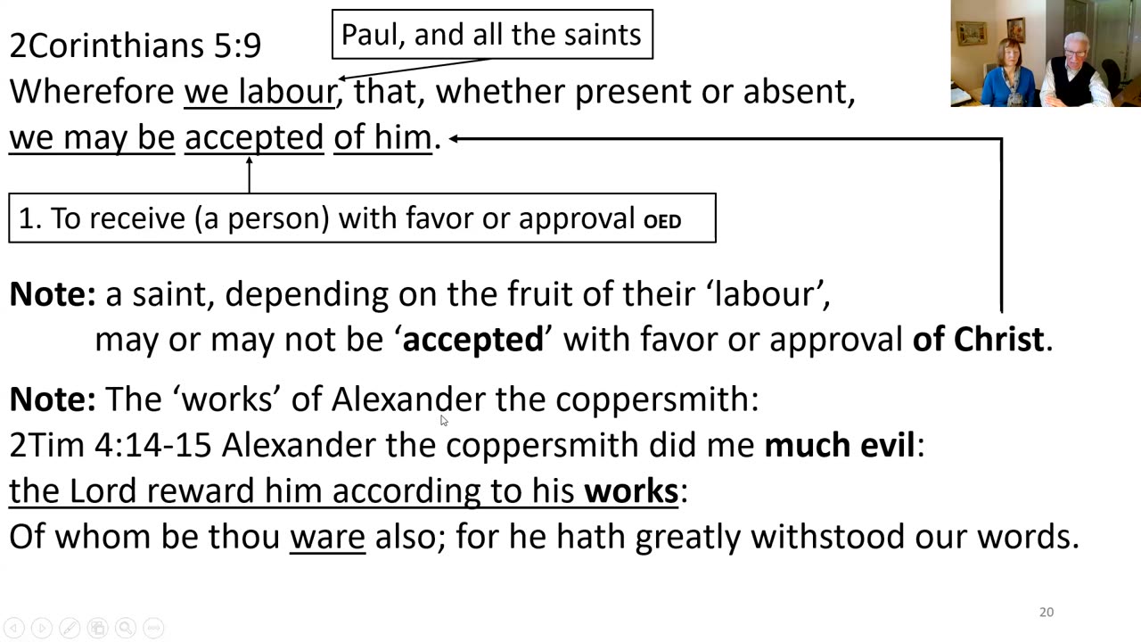 Apr 20, 2025 - 2 Corinthians 5:1-11 - Am I a Saint? - Rightly Dividing