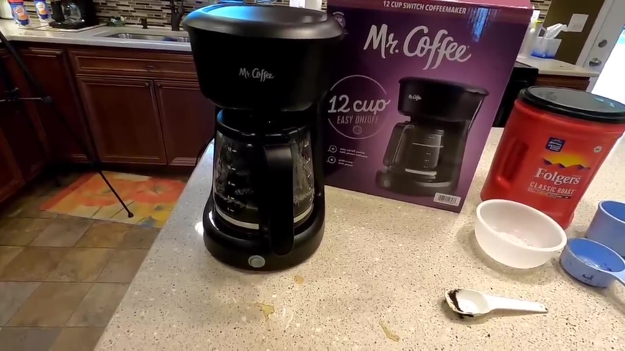 DETAILED REVIEW Mr Coffee 12 Cup Coffee Maker Unboxing How to Make a Pot of Coffee