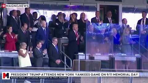 🇺🇸 President Donald Trump Attends ⚾ New York Yankees Game on 9/11 Memorial Day [LIVE]